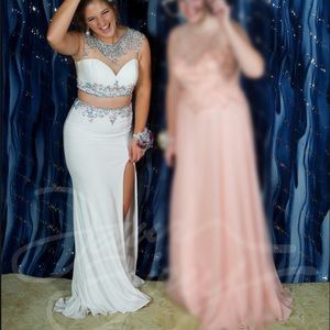 Two piece prom/evening/formal/homecoming dress
